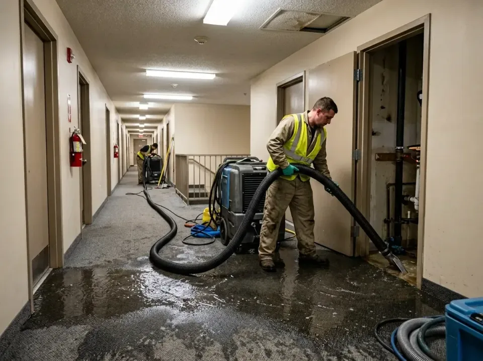 multi-unit-apartment-hallway-f-005 — frequently asked questions, Emergency Burst Pipe Water Extraction & Removal in East Kap…